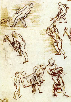 DaVinci: digging figures, sketch